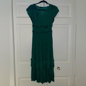 Emerald Green MIDI dress size xs